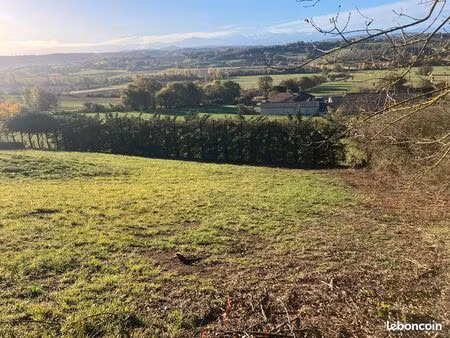 terrain à bâtir vue pyrénées
