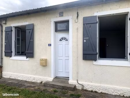 maisonnette de plain pied de 48m2 - terrain - garage - dépendance