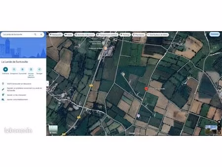 terrain 1000 m² sortosville en beaumont