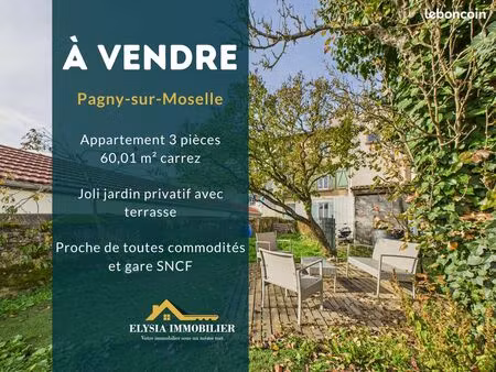 appartement 3 pièces 60 m²