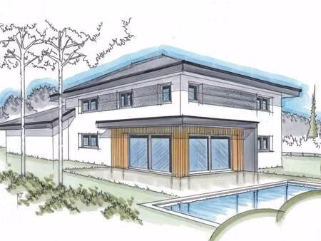 terrain avec maison neuve à vendre