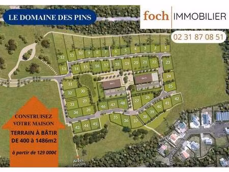 terrain constructible à vendre