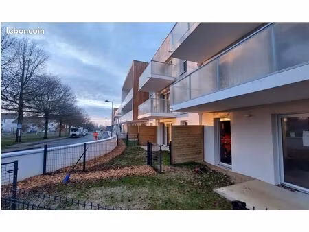 appartement t2 neuf avec jardin privatif – centre de l’huisserie - résidence neuve