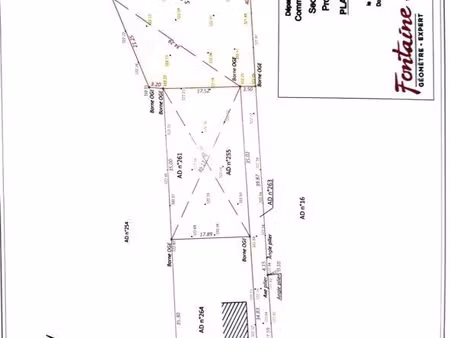 ◊ terrains à bâtir – 620 m² et 1 160 m²