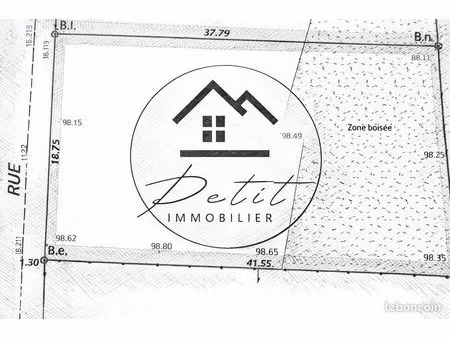 terrain 747 m² foulangues