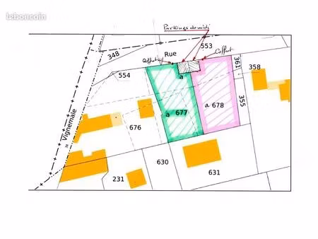 terrain à vendre 47000