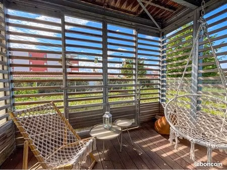 ? saint-laurent-de-la-salanque – t2 récent avec terrasse et parking – 99 000