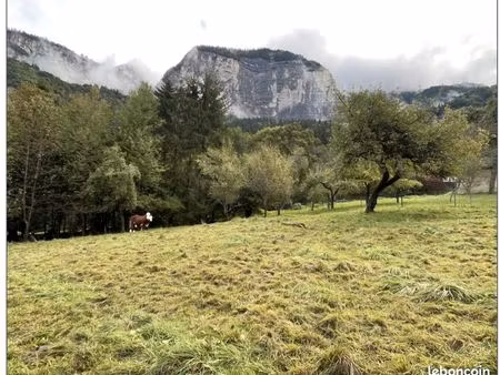 terrain constructible 1 263 m² – sallanches (luzier)■à vendre beau terrain constructible