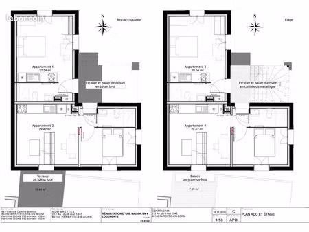 immeuble 4 logements +6% de rendement