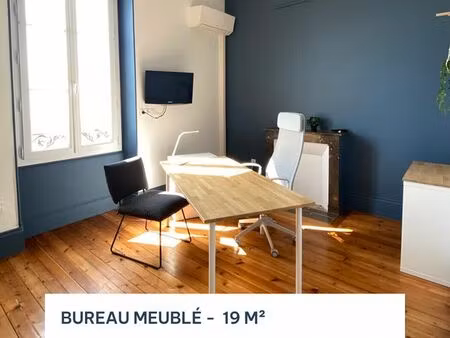 bureau privatif 19 m² – meublé & tout inclus – flexibilité totale - saint-jean-d'angély - 