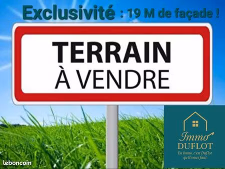 terrain 1266 m² flines-lès-mortagne