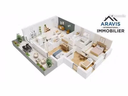 appartement 4 pièces 90 m²