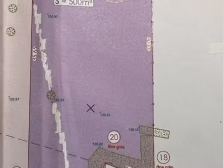 terrain 500 m² maisoncelles en brie