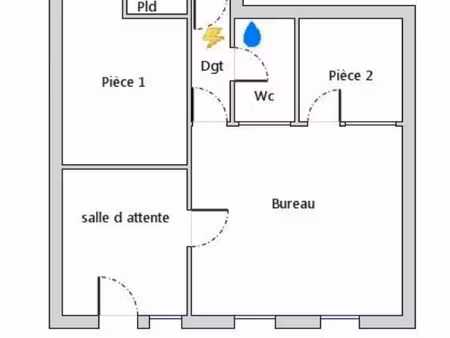 local professionnel rue st hilaire en centre ville