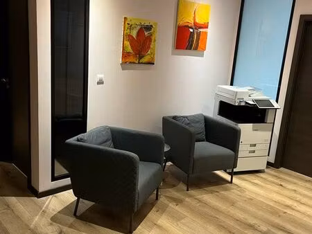 bureau individuel meublé dans centre d’affaires à partir de 12 m2  à deux minutes à pieds 