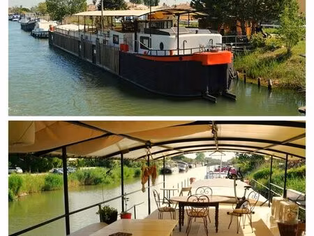péniche d'habitation 166m2 aigues mortes gard