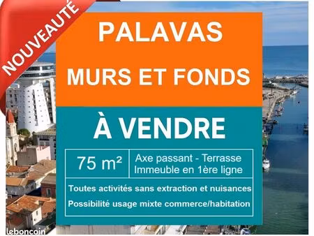 local 75 m² palavas-les-flots