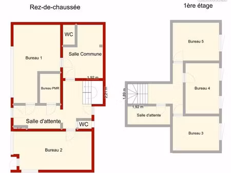 location bureau dans cabinet médical/paramédical maubeuge