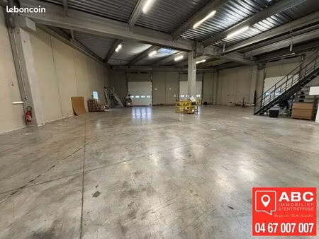 local d'activite 1200 m² saint jean de vedas