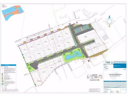 terrain 364 m² nouvelle eglise