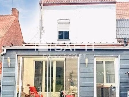 maison semi individuelle à raismes– parcelle de 400 m²- véranda- 4 chambres