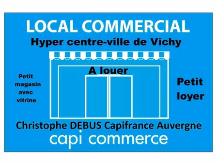location locaux professionnels 1 pièce 30 m² à vichy (03200)  610 €
