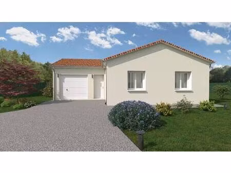 terrain avec maison neuve à vendre