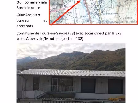 surface commerciale et dépot