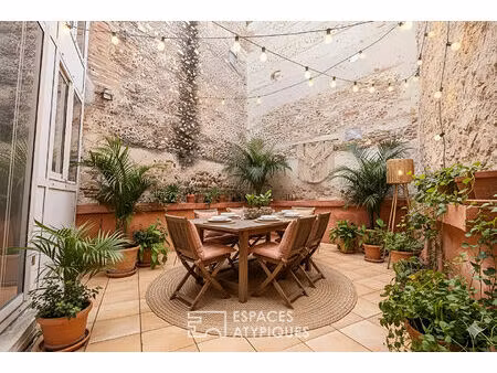 loft duplex de caractère avec patio et terrasse au coeur de bompas