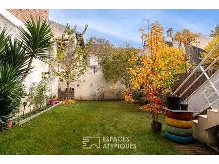 maison avec jardin intimiste à proximité du métro