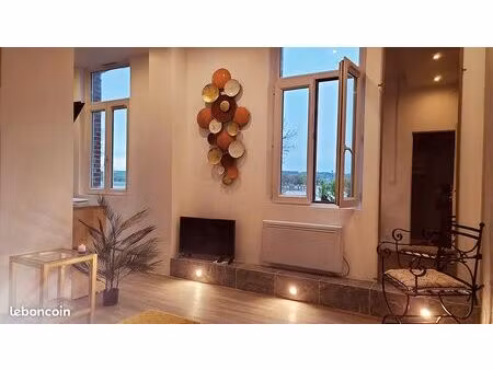 quillebeuf bel appartement f2 vue seine