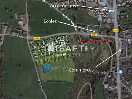 terrain constructible viabilisé à vendre