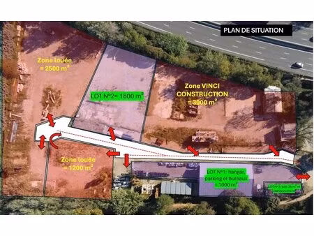 entrepot terrain stockage mandelieu