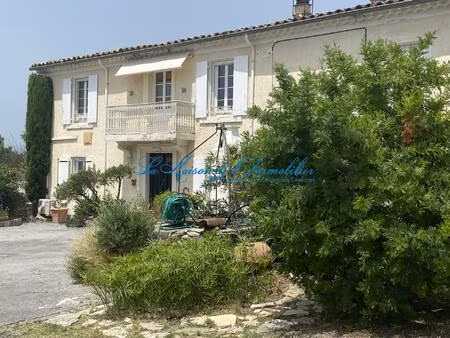 a 10 minutes de quissac  grande maison vigneronne  possibilité habitation plus gite sur...