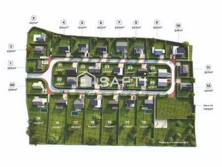 vente terrain à saint-georges-montcocq (50000) : à vendre / 386m² saint-georges-montcocq