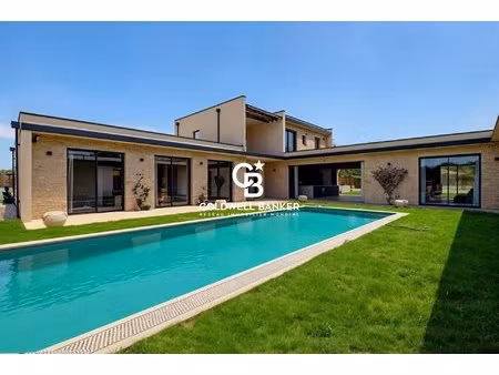 maison d'architecte neuve avec piscine la brède