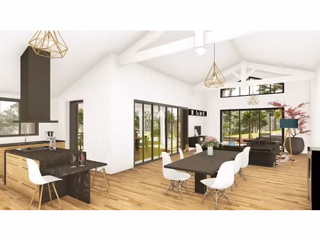 vente maison neuve 4 pièces 115 m² à le porge (33680)  430 000 €