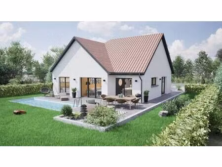 terrain avec maison neuve à vendre