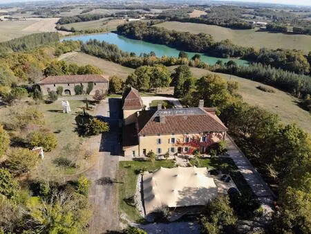 château de charme avec vue sur les pyrénées  parc et dépenda