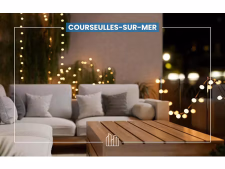 vente appartement neuf 2 pièces 40m2 courseulles-sur-mer - 158000 € - surface privée
