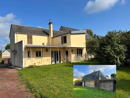 27210 beuzeville maison 7 pièces 136 m² + dépendance 265 600 euros