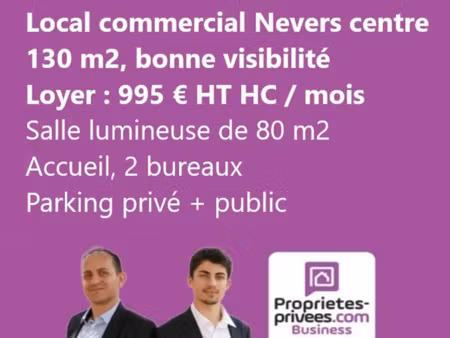 nevers centre - local commercial130 m²