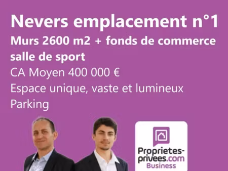 nevers - local commercial 2600 m2