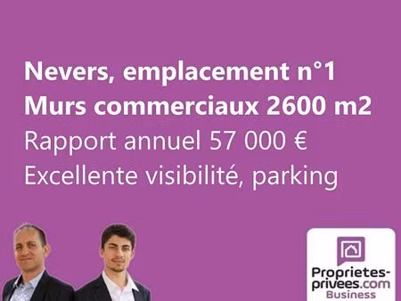 nevers  emplacement n°1 - murs commerciaux 2600 m2