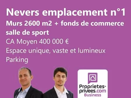 nevers - local commercial 2600 m2