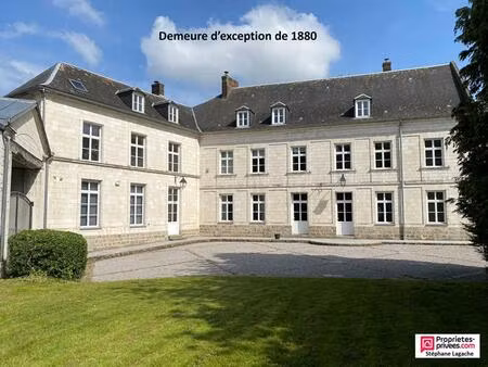 demeure de prestige mondicourt 12 pièce(s) 532 m2 sur 8000m²
