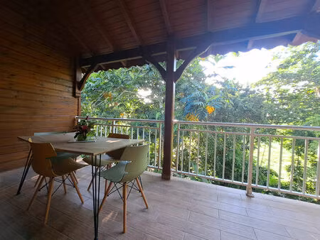 maison f3 meublée à morne à l'eau en campagne