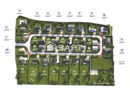 vente terrain 386 m² à saint-georges-montcocq (50000)  44 400 €