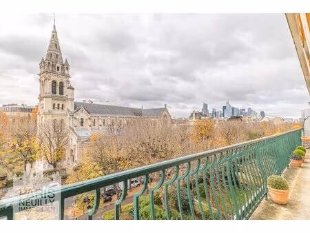 neuilly - pl. winston churchill: 3-4 pieces balcon poss parking