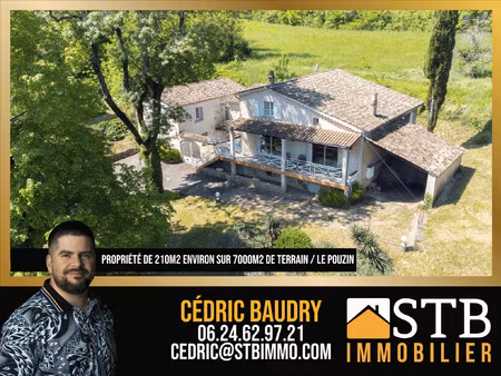 achat maison 6 pièces 210m² le pouzin 07250